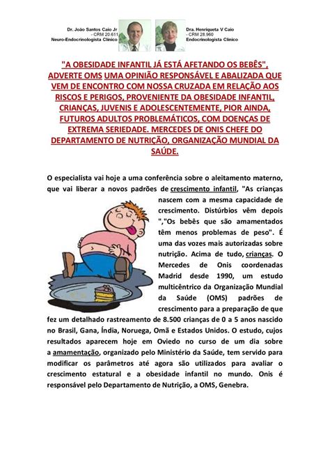 obesidade infantil no brasil redação
